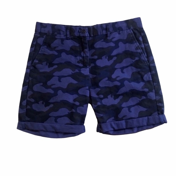 GAP Pants - GAP BLUE CAMO BOY ROLLED SHORTS